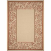 SAFAVIEH Outdoor CY2666-3201 Courtyard Natural / Terra Rug 8' x 11'