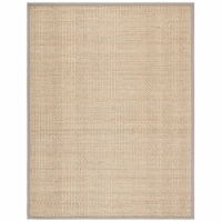 SAFAVIEH Natural Fiber NF114P Natural / Grey Rug 9' x 12'