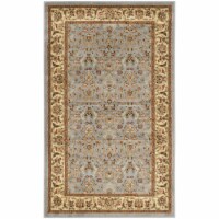 Safavieh LNH312B-3 3 ft. 3 in. x 5 ft. 3 in. Small Rectangle Lyndhurst Light Blue & Ivory Tra