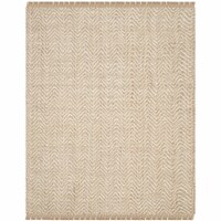 SAFAVIEH Natural Fiber NF458A Bleach / Natural Rug 10' x 14'