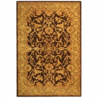 SAFAVIEH Anatolia AN545B Handmade Brown / Tan Rug 2' x 3'