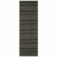 SAFAVIEH Organic Collection ORG115A Handmade Blue Rug 2' 6 x 10'