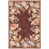 Safavieh HK314C-4 3 ft. - 9 in. x 5 ft. - 9 in. Small Rectangle- Country & Floral Chelsea Mar
