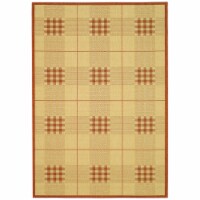 Safavieh CY1587-3201-5R 5 Ft. - 3 In. x 5 Ft. - 3 In. Round- Indoor - Outdoor Courtyard Natur