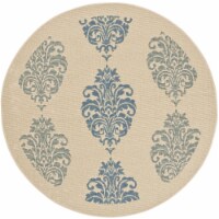 Safavieh CY2720-3101-5R 5 Ft. - 3 In. x 5 Ft. - 3 In. Round- Indoor - Outdoor Courtyard Natur
