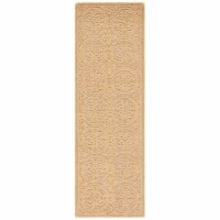SAFAVIEH Cambridge CAM233A Light Gold / Dark Gold Rug 2' 6  x 14'