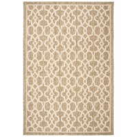 Safavieh Courtyard Mocha Indoor Outdoor Rug - 6'7 x 9'6