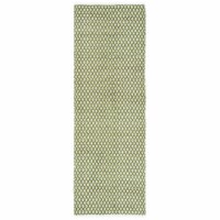 SAFAVIEH Boston Collection BOS685B Handwoven Olive Rug 2' 3 x 7'