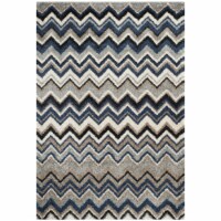 Safavieh TAH477D-5 5 ft. 1 in. x 7 ft. 6 in. Medium Rectangle Casual Tahoe Grey & Light Blue