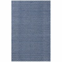 Safavieh BOS685D-5 5 x 8 ft. Medium Rectangle Boston Hand Woven Bath Mats- Navy