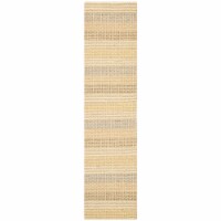 SAFAVIEH Organic Collection ORG411A Hand-knotted Multi Rug 2' x 8'