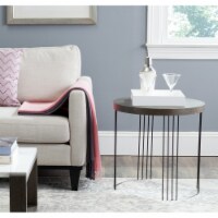 SAFAVIEH Kelly Mid-Century Scandinavian Wood Side Table Dark Brown