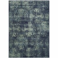 SAFAVIEH Vintage Collection VTG197-2330 Navy Rug 4' x 5' 7