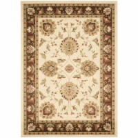 Safavieh LNH555-1225-7 6 ft. 7 in. x 9 ft. 6 in. Medium Rectangle Lyndhurst Ivory & Brown Tra