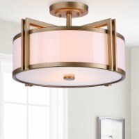 SAFAVIEH Orb Drum Ceiling Light | Gold |