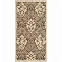 Safavieh CY2714-3009-2 2 Ft. x 3 Ft. - 7 In. Accent- Indoor - Outdoor Courtyard Brown Natural