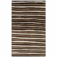 SAFAVIEH Martha Stewart MSR3619B Tilled Soil Brown Rug 2' 6 x 4' 3