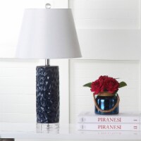 SAFAVIEH Lighting Dixon Table Lamp Navy