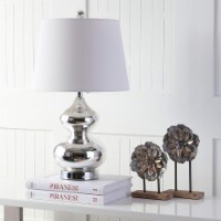 SAFAVIEH Eva Double Gourd Table Lamp (Set of 2) | Silver |
