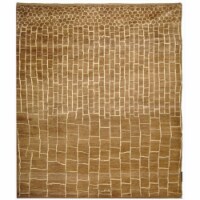 Safavieh ASP585A-9 9 x 12 ft. Rectangle Contemporary Aspen- Walnut and Ivory Hand Knotted Rug