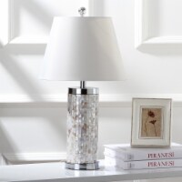 SAFAVIEH Lighting Shell/Metal Table Lamp Shell