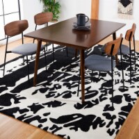 SAFAVIEH Soho SOH326A Handmade Black / Ivory Rug 9' 6  x 13' 6