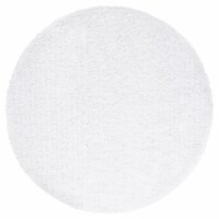 Safavieh SG851W-7R 7 x 7 ft. Round Shag & Flokati White Hand Tufted Rug