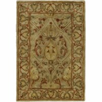 Safavieh PL819G-10 9 ft. 6 in. x 13 ft. 6 in. Large Rectangle Persian Legend Moss & Beige Tra