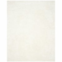 Safavieh MLS431W-6 6 x 9 ft. Large Rectangle Shag & Flokati Malibu Shag White Hand Tufted Rug