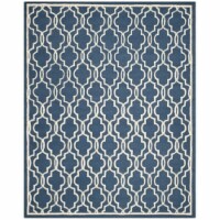 Safavieh CAM131G-1218 Cambridge Hand Tufted Rectangle Rug- Navy - Ivory- 12 x 18 ft.