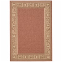 Safavieh CY5143A-5 5 ft. -3 in. x 7 ft. -7 in. Medium Rectangle Indoor-Outdoor Courtyard- Rus