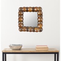 SAFAVIEH Round Cup Mirror Copper