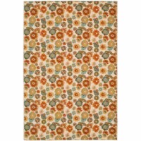Safavieh MTP523-1391-4 4 ft. 7 in. x 6 ft. 6 in. Small Rectangle Metropolis Beige & Multi Tra