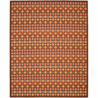 Safavieh MTP529-2591-4 4 ft. 7 in. x 6 ft. 6 in. Small Rectangle Metropolis Brown & Multi Tra
