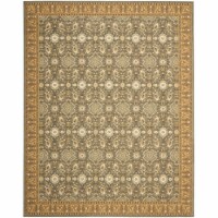 SAFAVIEH Treasures TRE215-6522 Blue / Caramel Rug 4' x 6'