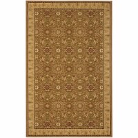 SAFAVIEH Treasures TRE215-4922 Olive / Caramel Rug 5' 1 x 8'