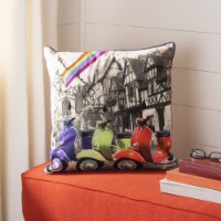 SAFAVIEH Vienna Pillow Set of 2 Multi / Beige PIL456A-2020-SET2