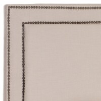 SAFAVIEH Cory Headboard Brass Nail Head Beige Full