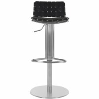 SAFAVIEH Floyd Gas Lift Swivel Bar Stool Black