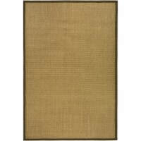 Safavieh NF441C-5 Natural Fiber Power Loomed Medium Rectangle Rug- Brown - Brown- 5 x 8 ft.