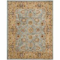 Safavieh HG958A-8 7 ft. - 6 in. x 9 ft. - 6 in. Large Rectangle, Traditional Heritage Blue An