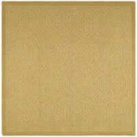 SAFAVIEH Cambridge CAM233A Light Gold / Dark Gold Rug 8' square