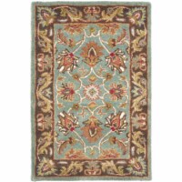 Safavieh HG812B-2 2 x 3 ft. Accent- Traditional Heritage Blue And Brown Hand Tufted Rug