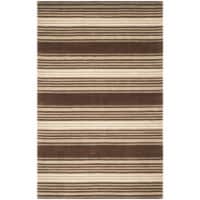 Safavieh MSR4541A-5 Martha Stewart Hand Tufted Rectangle Rug- Tobacco Leaf- 5 x 8 ft.