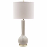 SAFAVIEH Mae Long Neck Table Lamp | Light Grey |