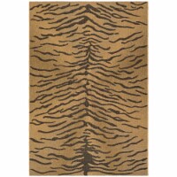 Safavieh CY6953-49-3 2 ft. -7 in. x 5 ft. Small Rectangle Indoor-Outdoor Courtyard- Gold and