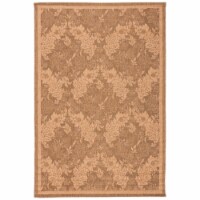 SAFAVIEH Indoor Outdoor CY6582-49 Courtyard Gold / Natural Rug 2' 7 x 5'