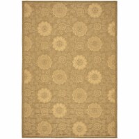 Safavieh CY6948-49-3 2 ft. -7 in. x 5 ft. Small Rectangle Indoor-Outdoor Courtyard- Gold and