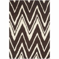 Safavieh CAM711R-2 2 x 3 ft. Cambridge Hand Tufted Accent Area Rug, Brown & Ivory