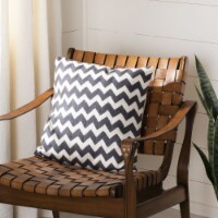 SAFAVIEH Striped Tealea Pillow Set of 2 Charcoal PIL102G-2222-SET2